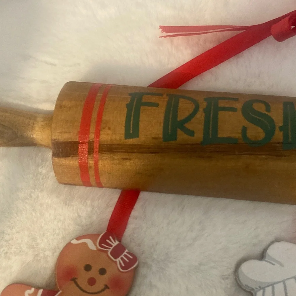 Hobby Lobby Gingerbread Rolling Pin Wall Hanging Sign